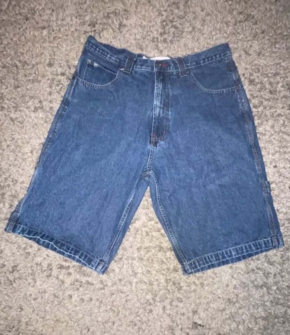 Paco Jeans  Men's Blue Denim Carpenter Shorts, Size 36